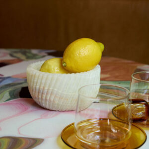 Spiraled Onyx Serving Bowl