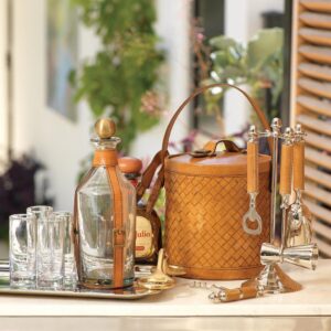 Equestrian Leather Bar Tool Set