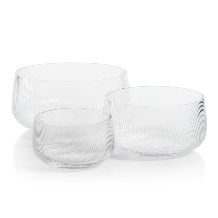 The Connaught Rippled Glass Bowls - Image 3