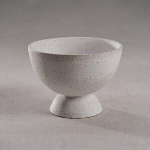 Cozumel Cove Ceramic Textured Footed Bowl