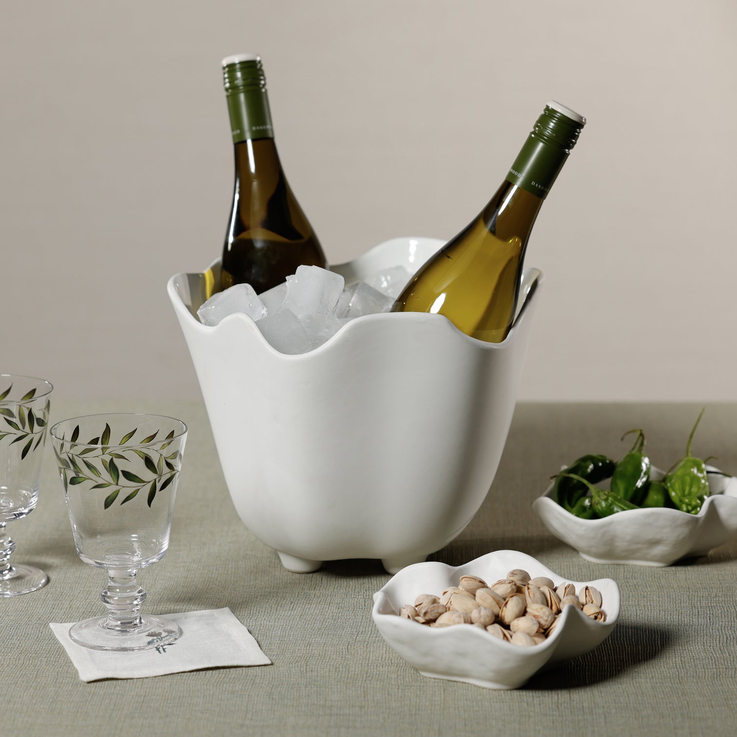 Alfresco Ceramic Multipurpose Wine Cooler / Ice Bucket / Planter - Image 2