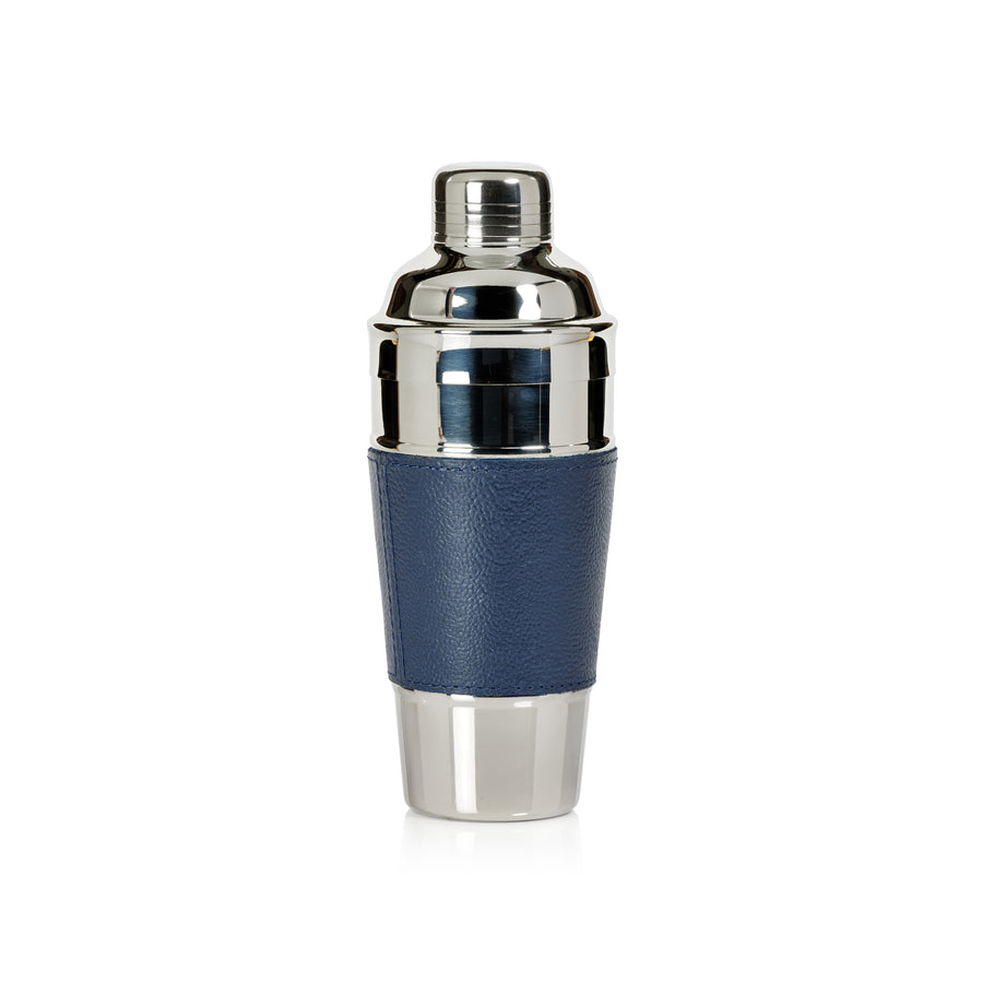 Laguna Nickel & Leather Cocktail Shaker - Image 2