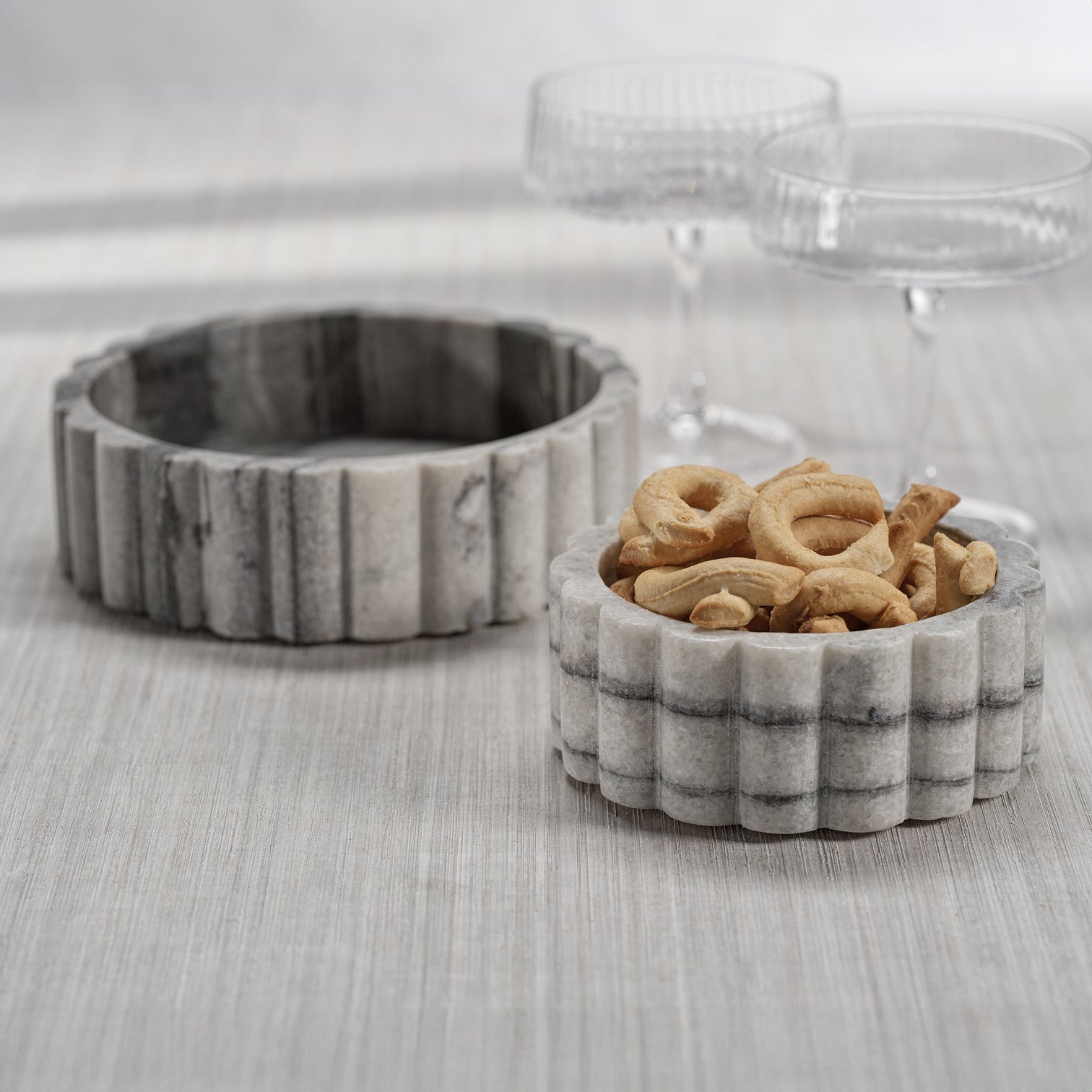 Grey Marble Condiment Bowl - Image 2