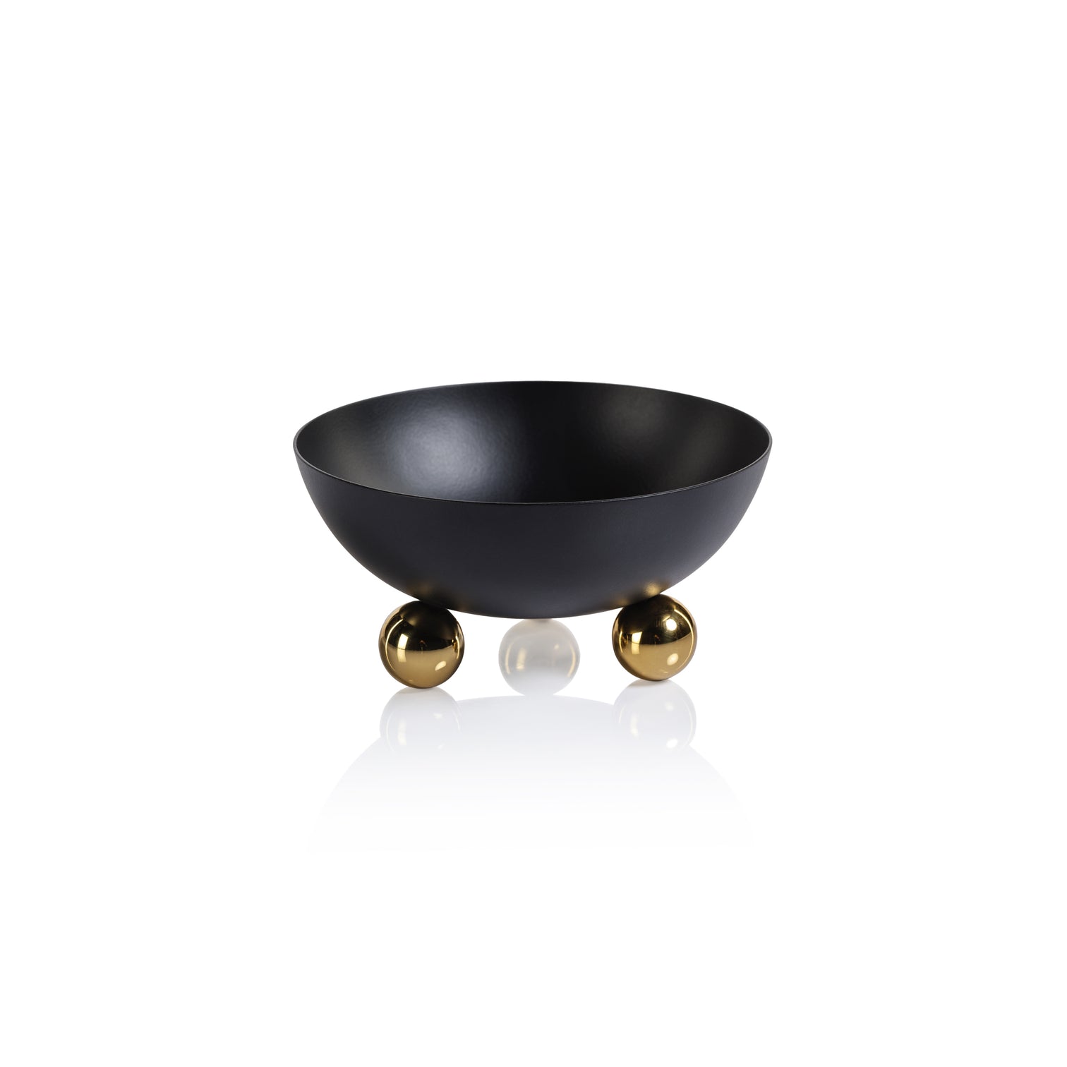 Condiment Bowl - Black with Gold Feet - Image 3