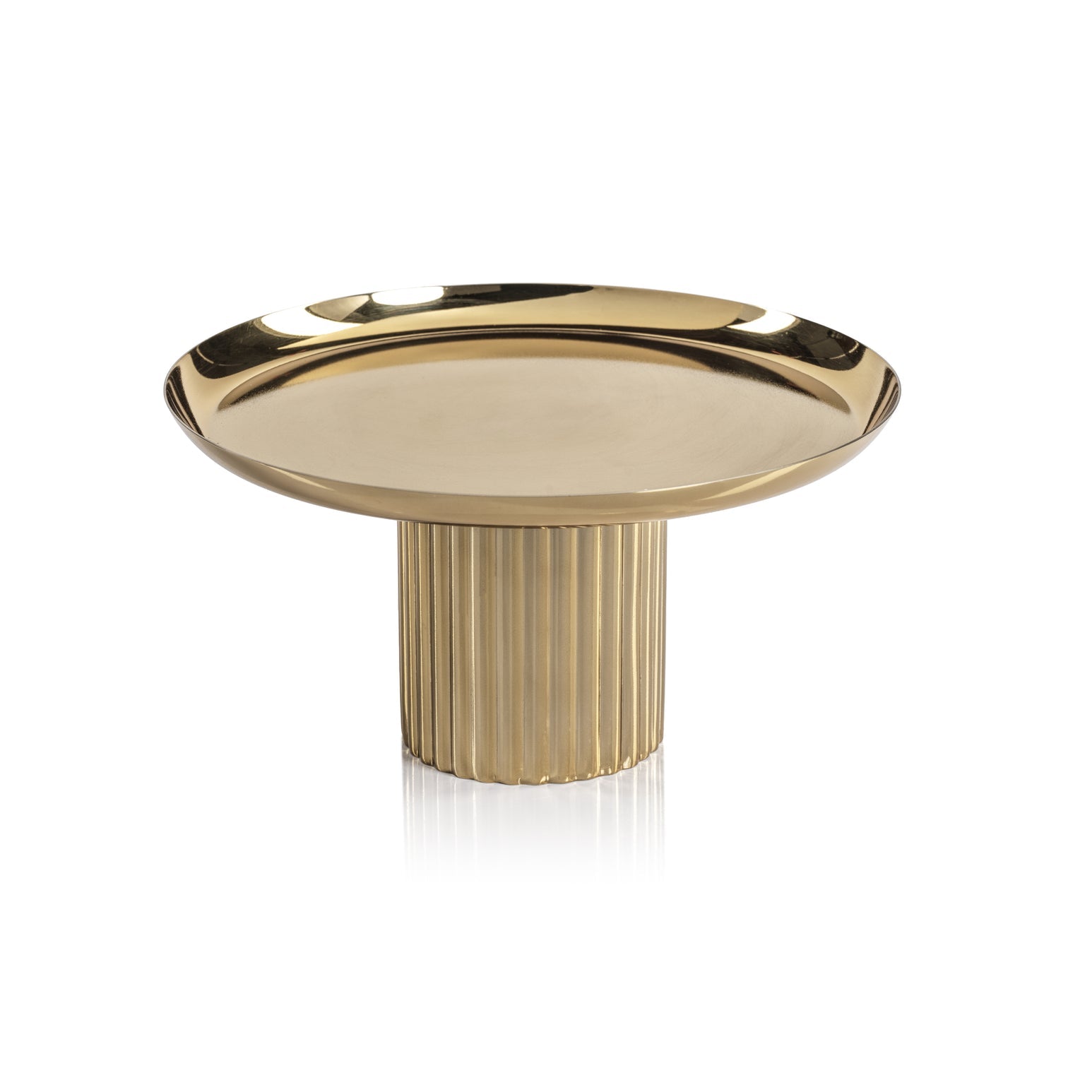 Footed Tray - Polished Gold - Image 3