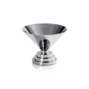 Mayan Metal Bowl - Polished Nickel