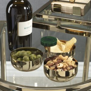 Spiga Condiment Set - Gold & Green