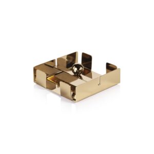 Basso Napkin Holder Collection - Polished Gold