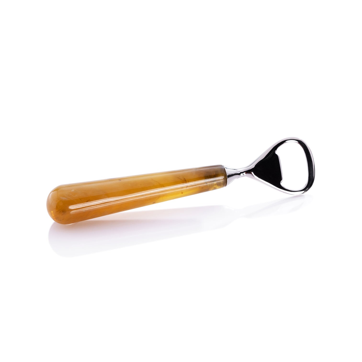 Spiga Bottle Opener - Nickel w/ Amber Accent - Image 2