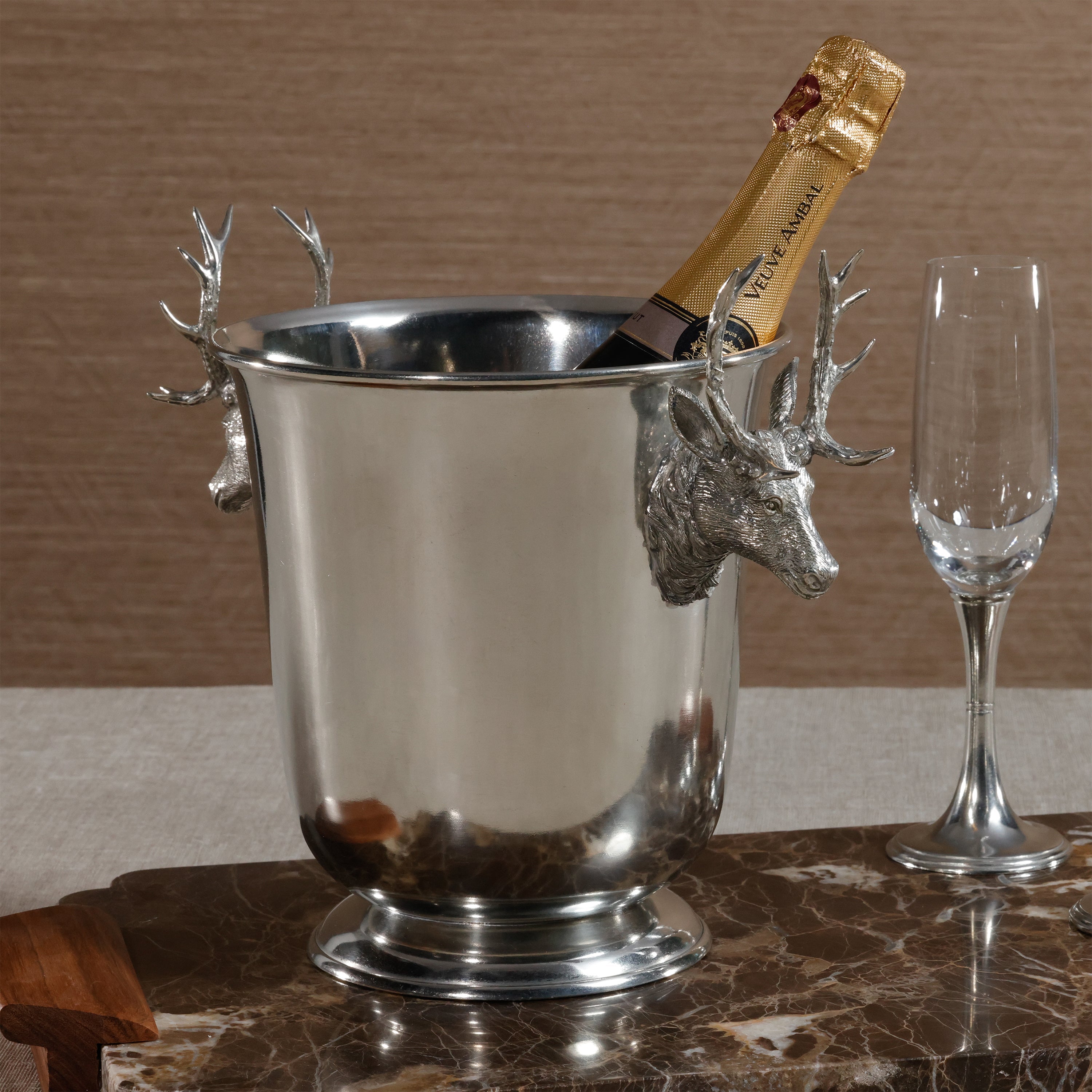 St. Moritz Pewter Champagne, Wine Cooler / Ice Bucket - Image 7